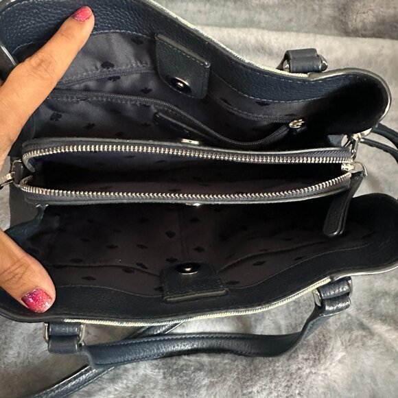 ♠️ Kate Spade RARE Denim Crossbody Tote - Picture 6 of 7